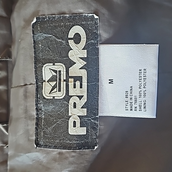 Premo light jacket windbreaker long zipper closure pockets hood - Picture 9 of 11